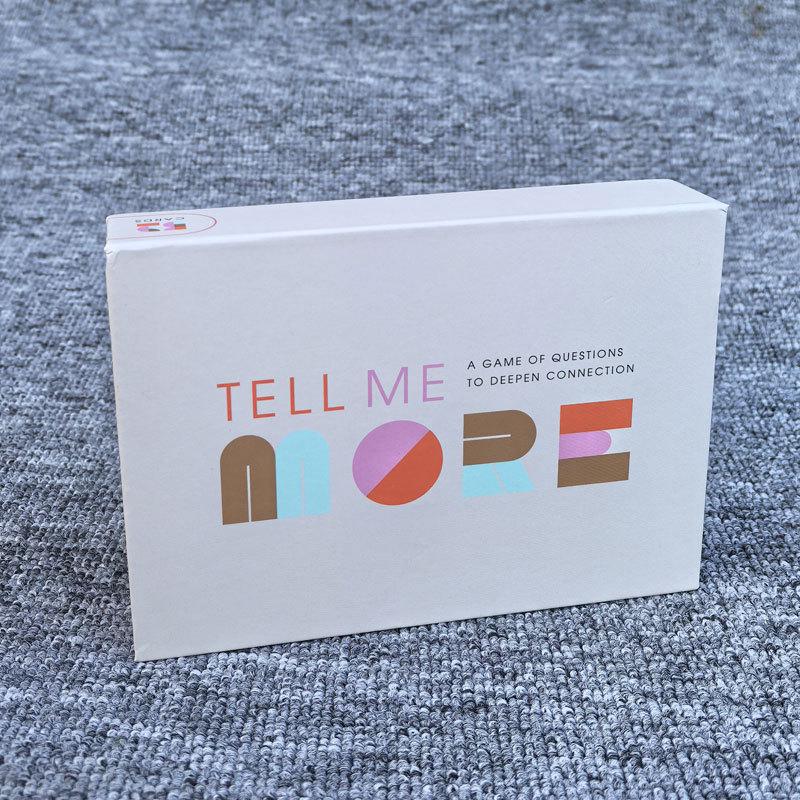 

Tell Me More: English Version - Family & Couple Game Cards