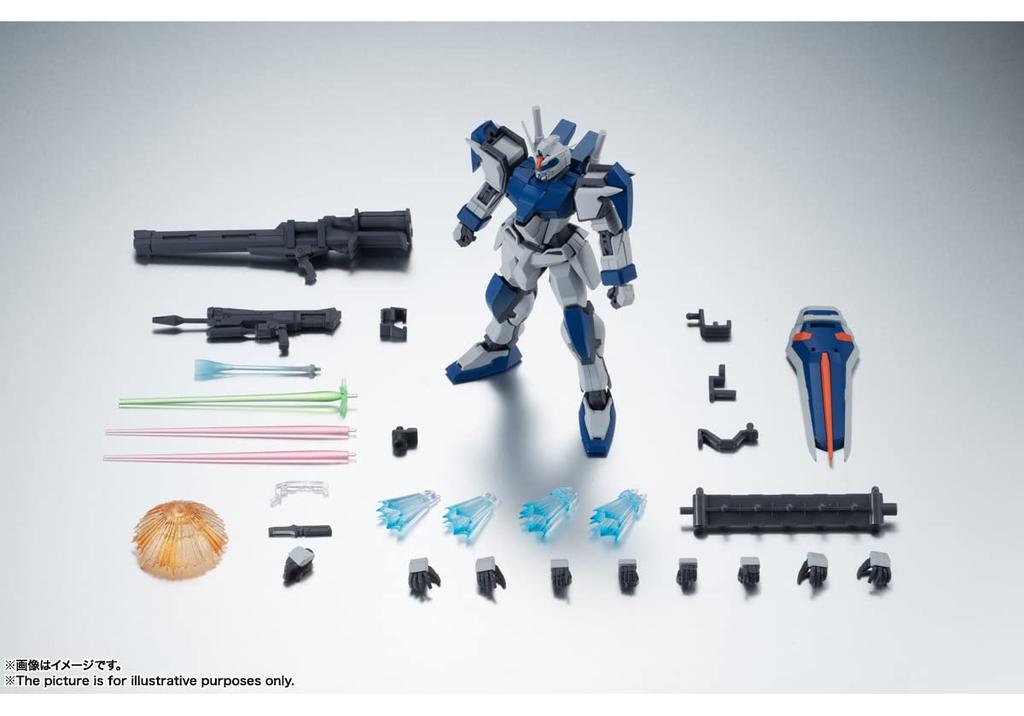 TAMASHII NATIONS ROBOT SPIRITS Mobile Suit Gundam SEED Duel Gundam Approximately 125mm Made of PVC Articulated GAT-X102 Ver. A.N.I.M.E. Tall, & ABS,