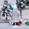 Christmas Figurine Figure Decors Resin Santa Clauses Statue Christmas Decorative Figurine Table Centerpieces for Holiday