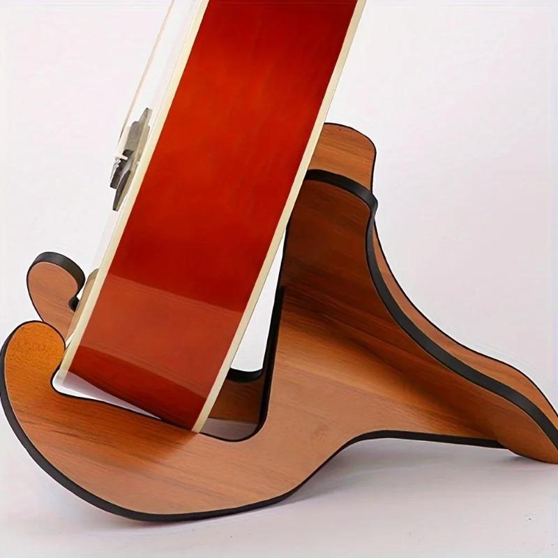 Mini Foldable Tabletop Instrument Stand, Desktop Storage Display Rack, Portable Upright Holder for Guitar Violin Ukulele