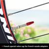 4PCS French Valve Caps CNC Bicycle Aluminum Valve Caps Colored Valve Covers Valve Stems 1