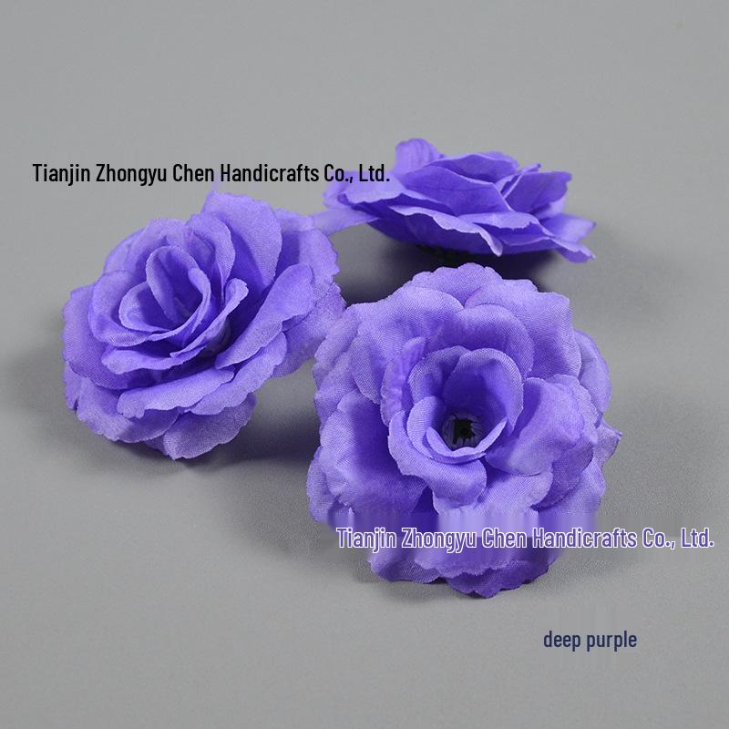 8CM Silk Rose Flowers for Wall, Box Projects, Scenery, Weddings, Flower Balls, and Ceiling Decor