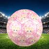 Sailor Moon Print Size 5 Soccer Ball, PU Wear Resistant Football for Match Training and Daily Practice, Birthday Gift for Soccer Fans