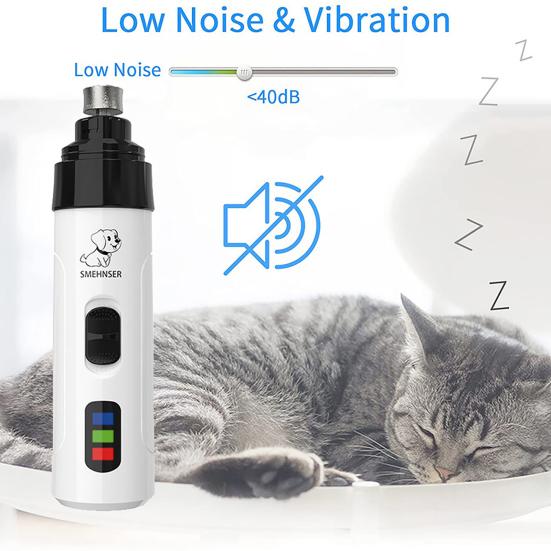 Brusky na psí nehty Bass Nízké vibrace USB dobíjecí elektrické nůžky Kočičí tlapky