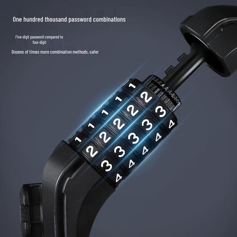 Deli 5-Digit Combination Bicycle Lock