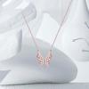 Butterfly Necklace for Women, Light Luxury Super Fairy Socialite Style Collarbone Chain Sweater Chain Accessories