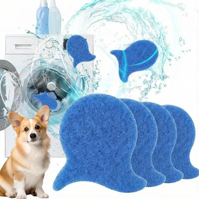 6pcs Pet Hair Catcher Easy To Use Clean Reusable Lint Fur Catcher Tool for Laundry Washing Machines Dryers