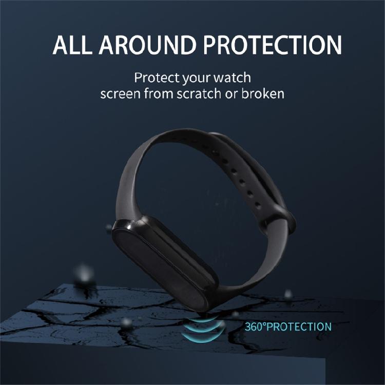 9D Film Glass for Mi band 3 4 5 6 Nfc Screen Protector Case+Film