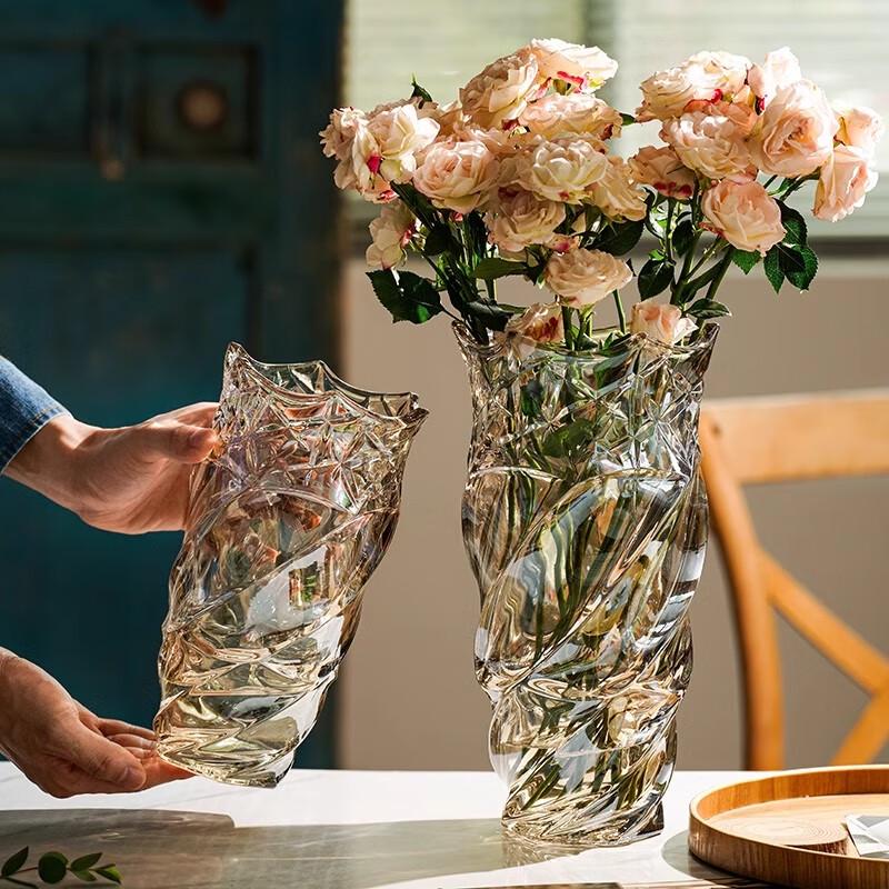 Light Luxury Glass Flower Vase
