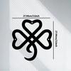 Stunning 1PC Irish Shamrock Wall Decor! Perfect for St. Patrick's Day. Metal Clover Wall Decor brings good luck. Ideal for home.