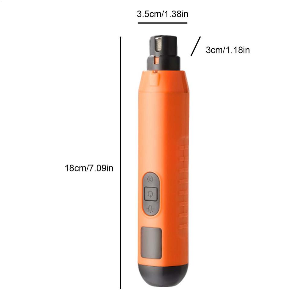 Dog Nail Grinder Quiet Kitten Paws Trimmers USB Rechargeable Quiet 5-Speed Grinder Electric Paw Care Tool For Pets Dog Cat