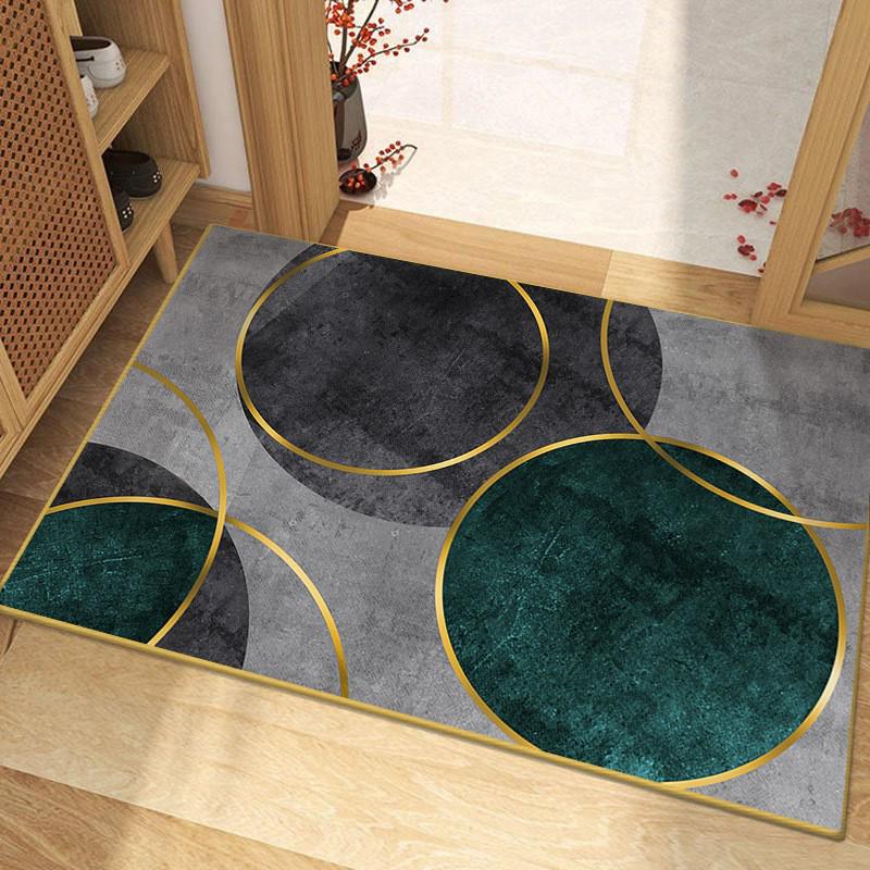 Modern Minimalist Non-Slip Diatom Mud Absorbent Door Mat for Bathroom and Toilet