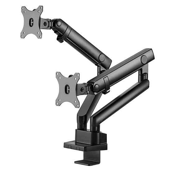 

Silverstone Dual Monitor Arm Compatible with Monitors up to 32 inches and 9kg Japanese SST-ARM25, (Authorized Distributor) чёрный