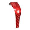 Luxury Red Carbon Fiber Car Center Gear Shift Knob Sticker For Cayenne 2011-2017