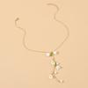 Fashionable And Beautiful Necklace, Long Tassel, Bell, Orchid Necklace