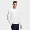 New FILA Sweatshirt Men's Lead Powder White A11M341204FIV