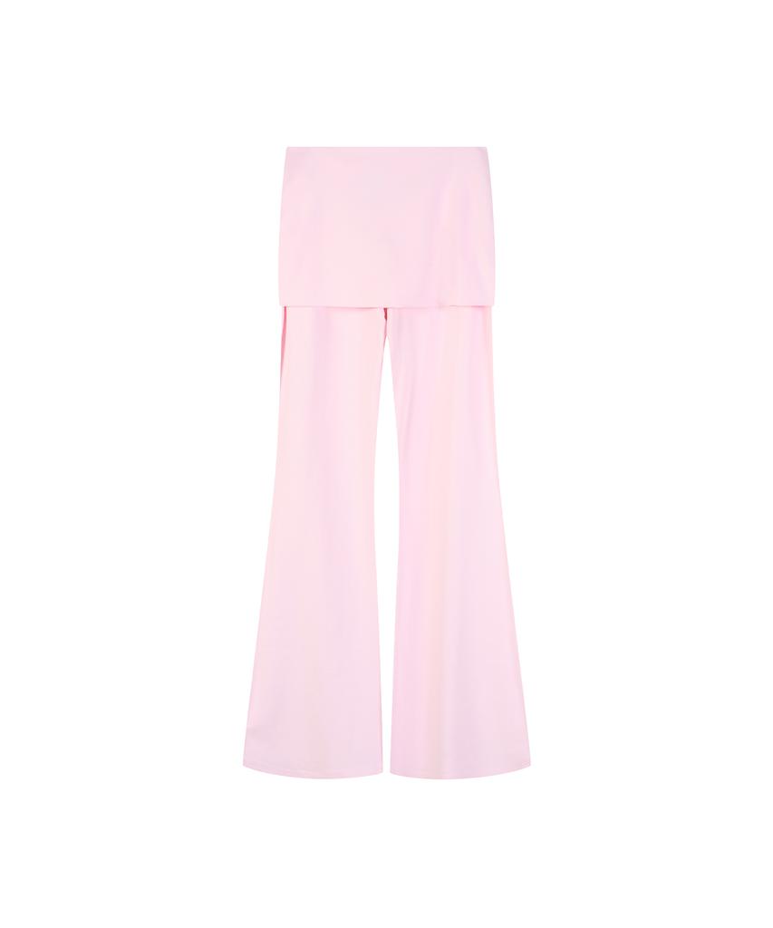 LALAFOX Folding Boots Cut Pants Pink Bs2Wp002