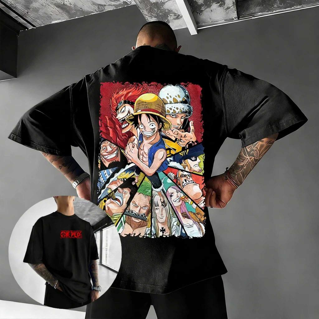 2026 Summer One Piece Luffy Cartoon Anime Graphic T‑Shirt Unisex Kawaii Cosplay Y2K Casual Top Women And Men T-shirt