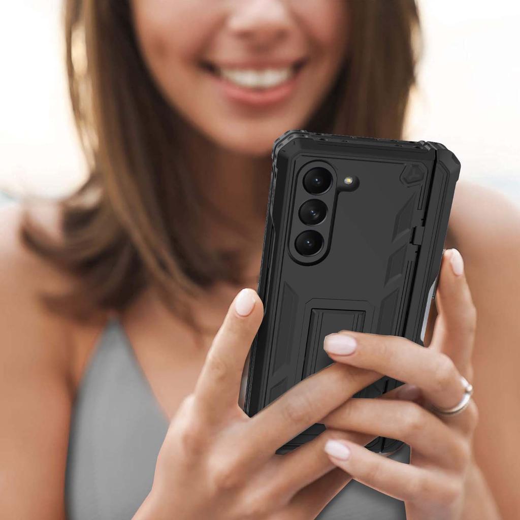 GW30 Kickstand Phone Case for Samsung Galaxy Z Fold5 5G Hard PC Protective Cover with Pencil Slot