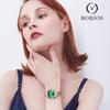 RORIOS Women's Watch Waterproof Fashionable Peacock Green Quartz Analog Steel Mesh Band Simple Casual Student Wrist Watch Green
