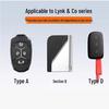 Lynk&Co 03 Key Case for Hatchback - Men's Transparent Simple Buckle Cover