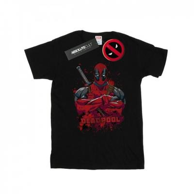 Mens Deadpool Pose Splat T-Shirt