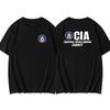 Central Intelligence Agency CIA Agents Film and Television Series Around Cotton Short-sleeved T-shirt Men and Women Half-sleeved