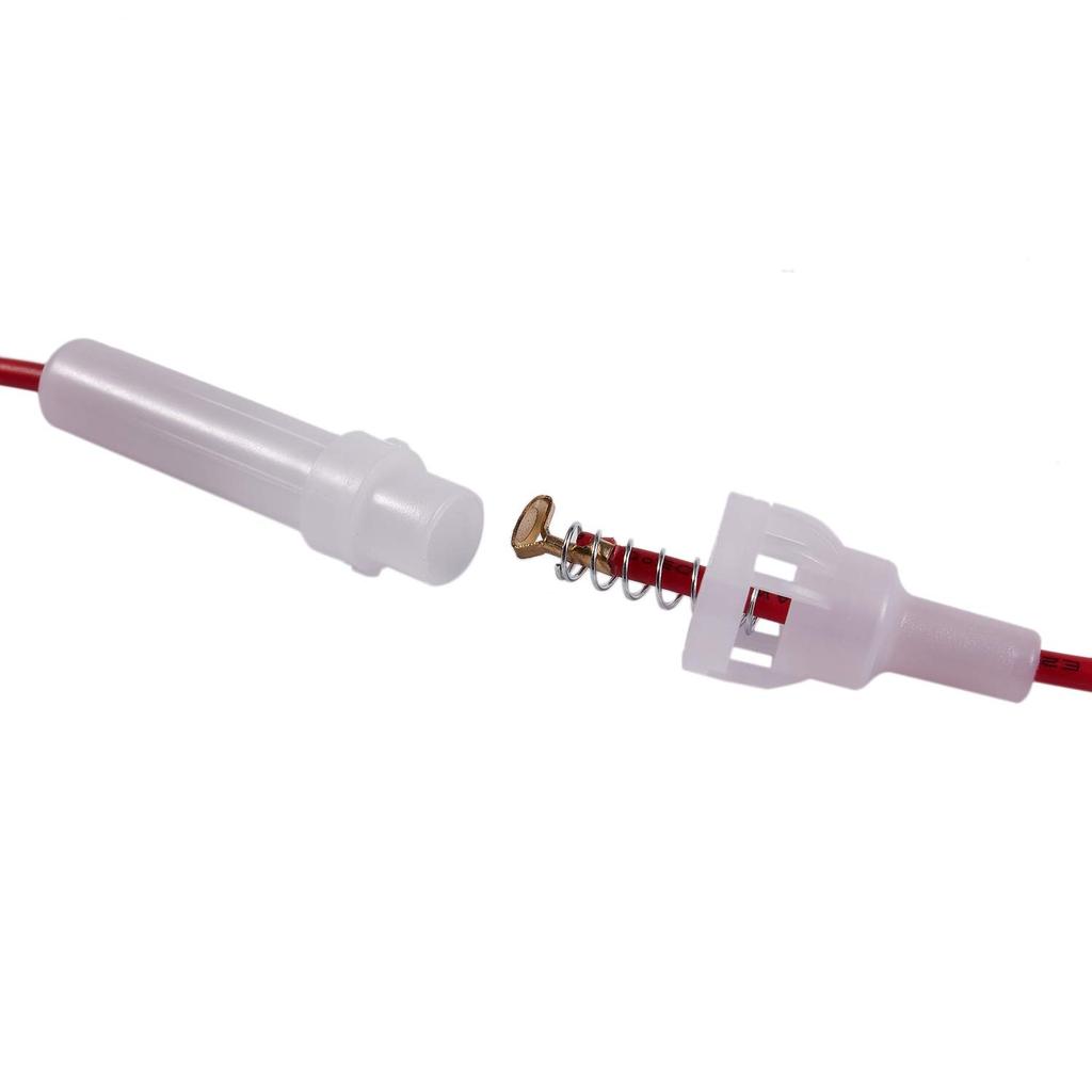 Shufearo Red Wire White Screw Type Cap Inline 6mm X