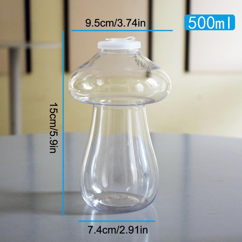 1/3ks Kawaii Lahve na vodu na mléčný čaj, kávu, džus, přenosný kelímek na pití, domov, průhledná láhev na nápoje na džusování