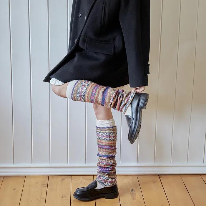 Nordic Knee Socks - Beige