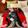 Movie D-Dracula Throw Flannel Throw Blanket, Lightweight Cozy, Durable Washable Cute Cool