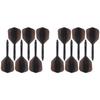 6Pcs Integrated Dart Flights and Shafts 4BA Soft Screw In-One Dart Flight Integrated Dart and Flights for Indoor Outdoor Playing