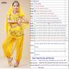 YX Belly Dance Costume Set: Ethnic Indian Dance Pants & Highlights Stage Performance Outfit