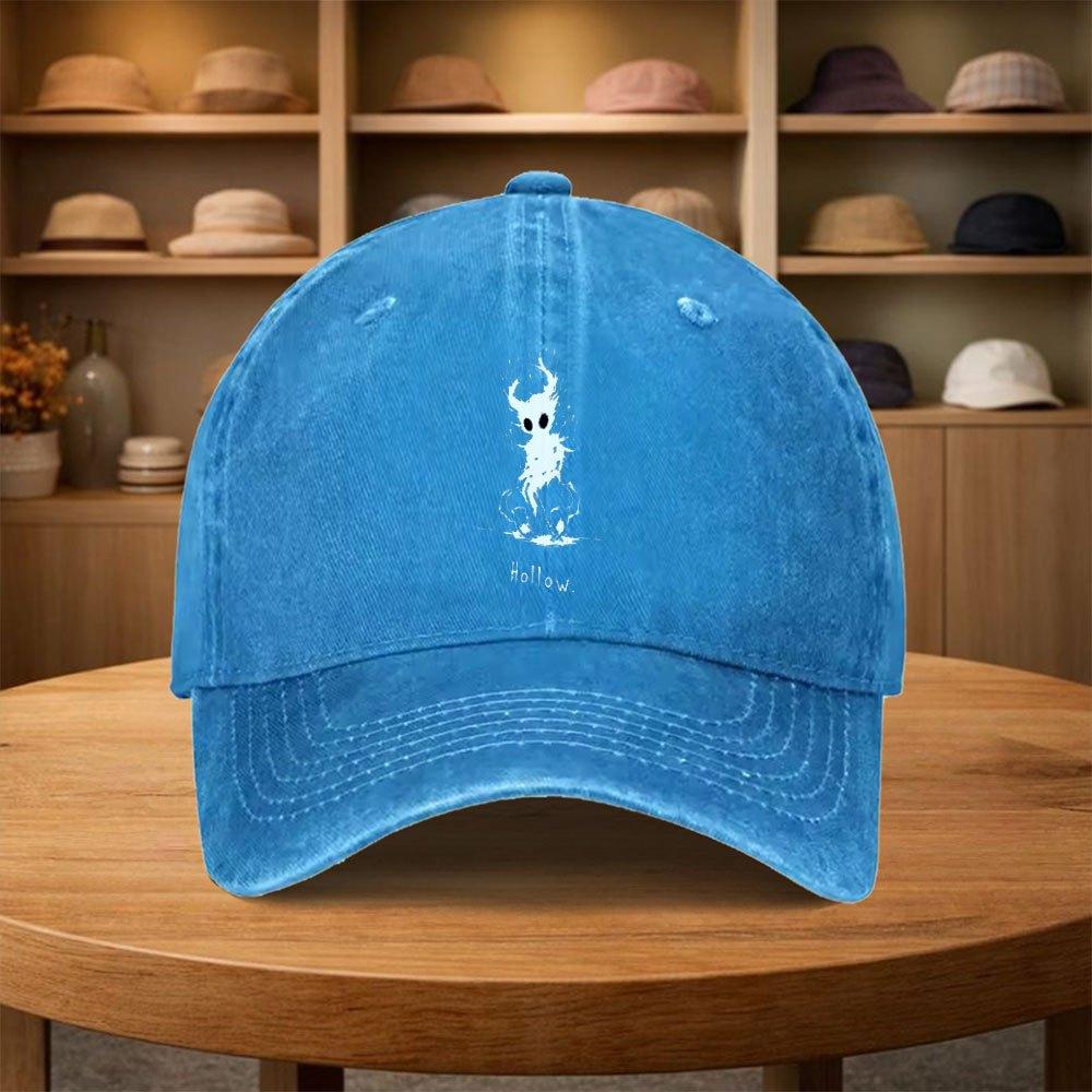 Lightweight Street Style Baseball Cap with Hollow Character Design Unisex Casual Sports Hat for All Seasons