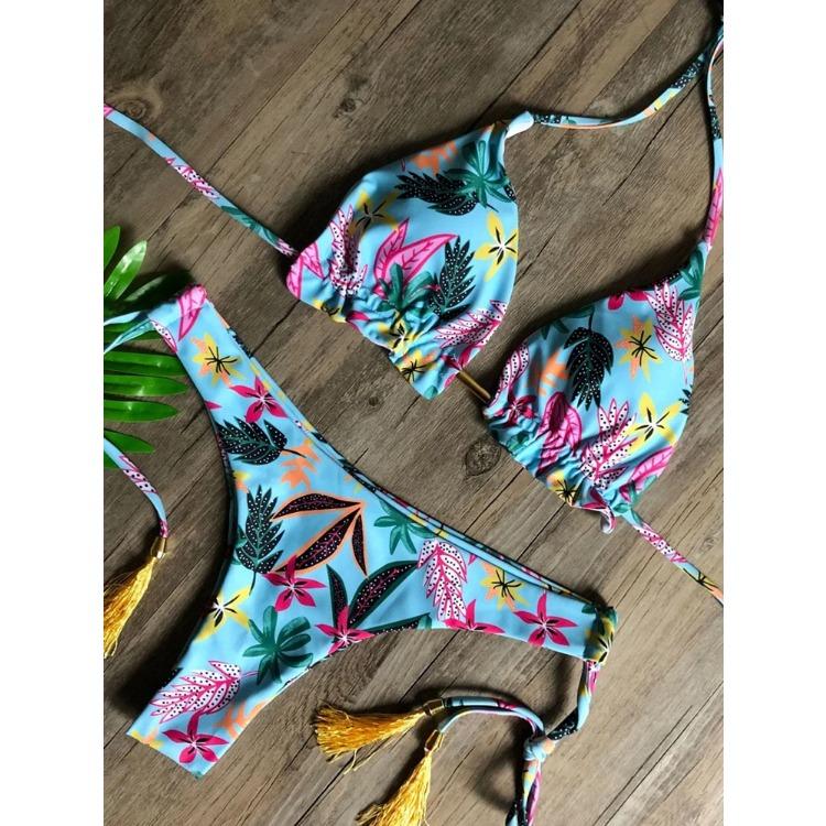 

Бикини женский купальник 2025 новый купальник женский сексуальный бикини комплект пуш-ап плавание для купального костюма женские купальники L