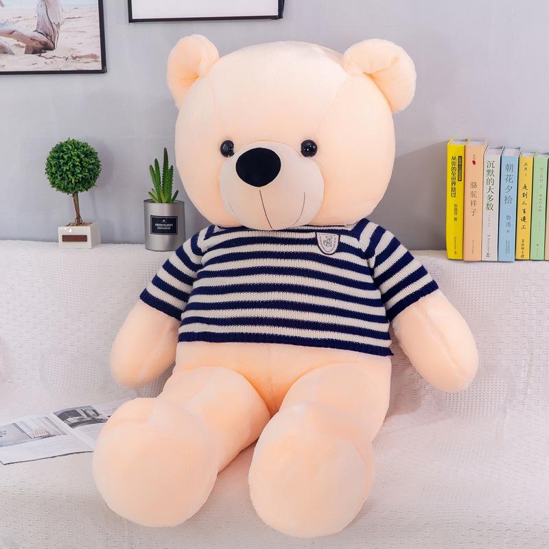 Creative Bow Tie Bear Plush Toy Teddy Bear Doll Large Size Hug Bear Pillow Doll Girl Birthday Gift