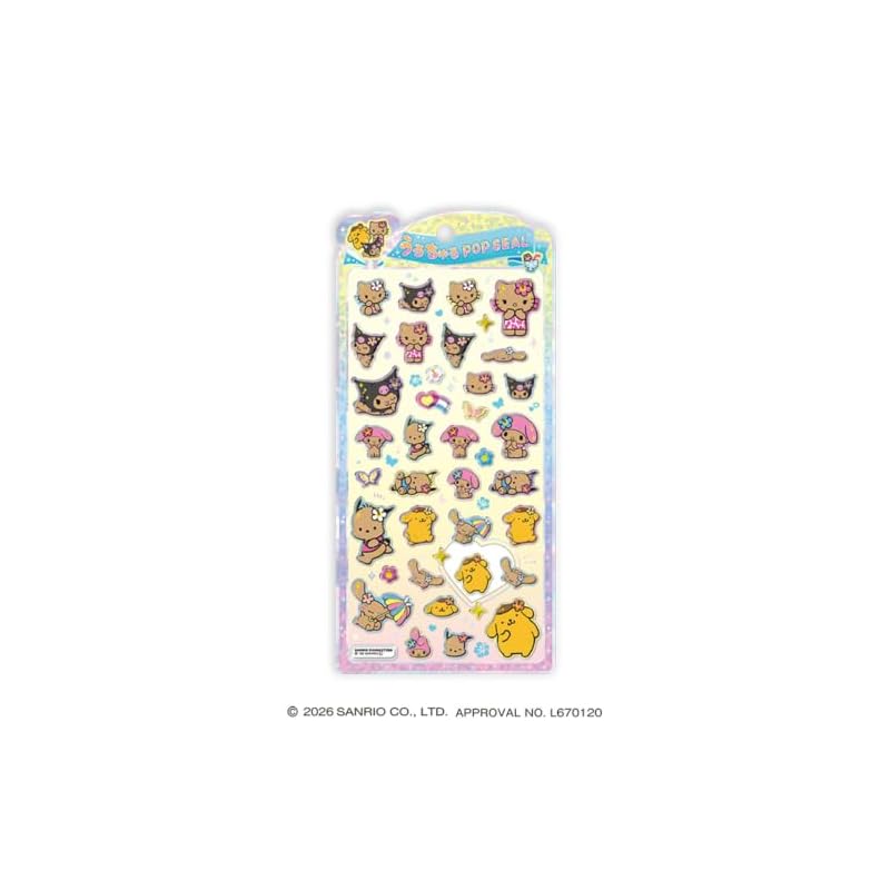 Crux Ultra-Smooth Stickers Sanrio Characters/Vacation 139148