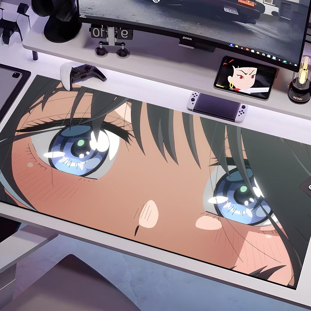Kaoruko Waguri Mouse Pad Multiple Sizes Large Square Computer Office Game Table Mats Rubber Anti-slip Mousepads
