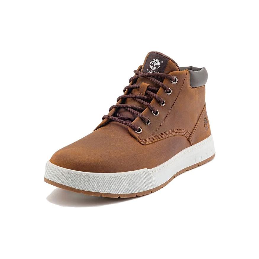 Timberland Slip Resistant Durable Mid Top Sneakers Men Sneakers Brown A297Q358