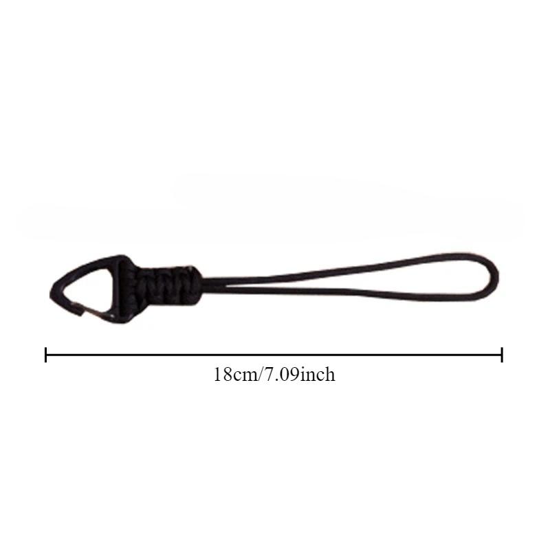 1pc New Seven-core Key Lanyard Wrist Hook for Outdoor Camping Multifunctional Hook Triangle Quick Hook Carabiner