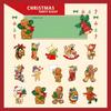 30pcs/lot Kawaii Scrapbook Stickers Christmas Series Diary Planner Decorative Craft Stationery Sticker LXY