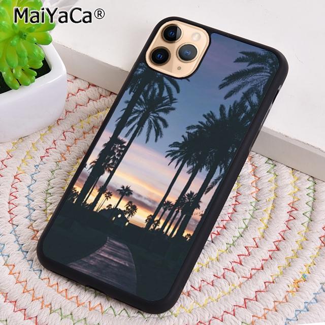 sunset palm trees Phone Case For iPhone 17 Air 16 pro max 15 14 plus 12 13 Shell Cover coque