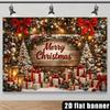 1Pcs Christmas Theme Brick Decoration Background Winter Backdrop Decorations For Photo Studio Photo Booth Christams Party