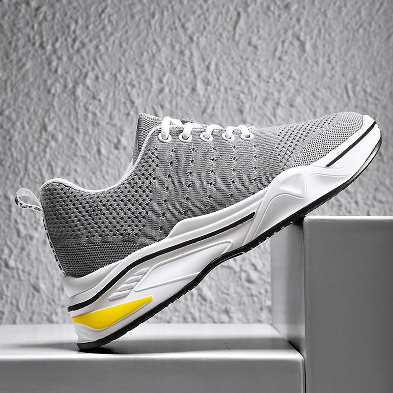 

Новая невидимая обувь для увеличения роста мужская 8 см сетчатая дышащая спортивная обувь внутренняя высота мужская обувь 6 беговая повседневная обувь на платформе 43 серый