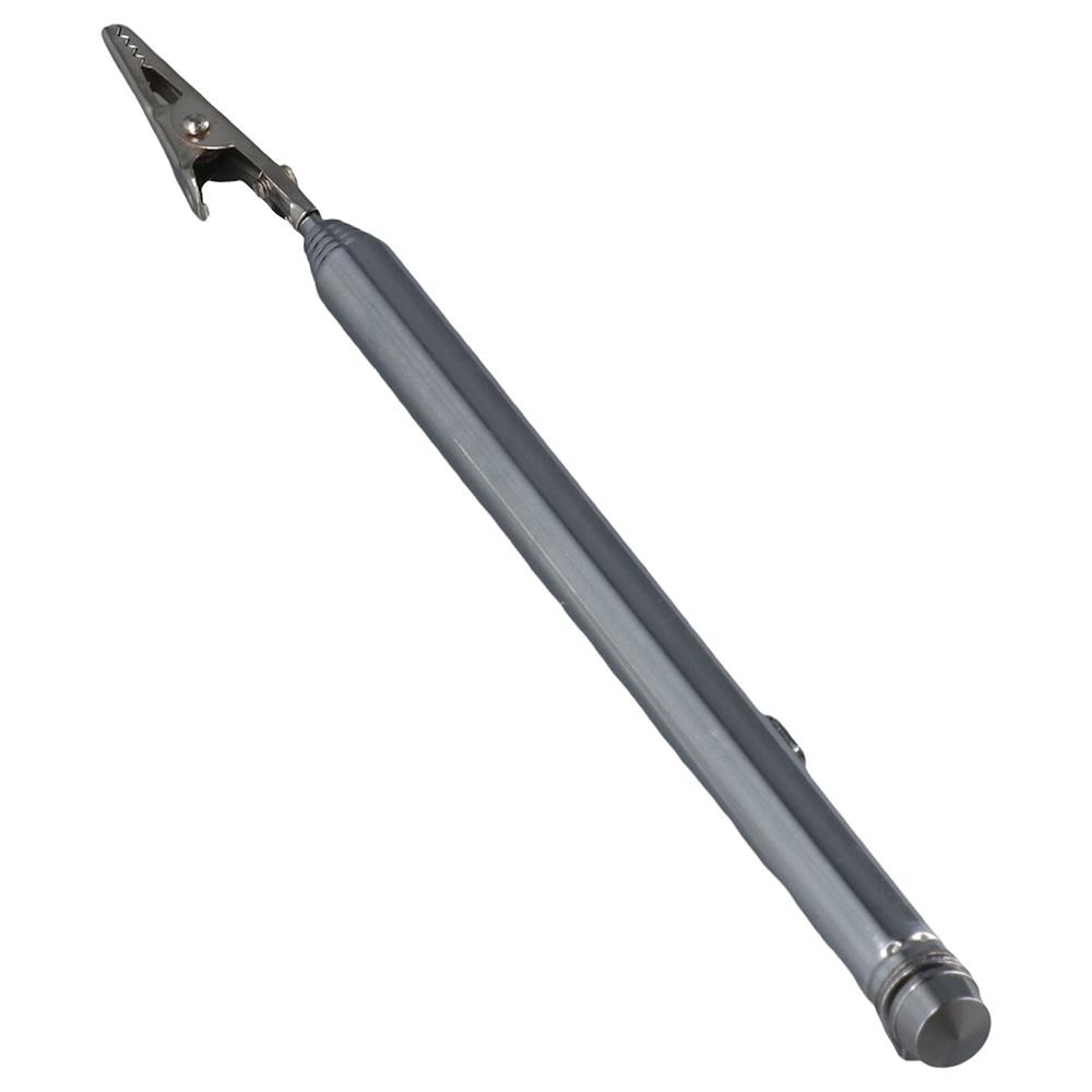 

15.5-66CM Telescopic Alligator Clips Silver Metal Wire Joint Clamp Jewelry Fastening Picking