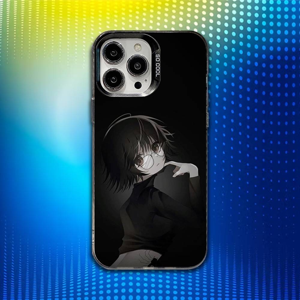 H-Hunter S-Shizuku Anime Phone Case For iPhone 16,15,14,13,12,11,Mini,Pro,SE,MAX White Matte Shockproof Cover