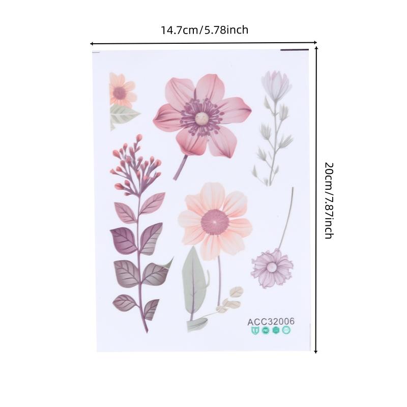 

Switch Stickers Removable PVC Waterproof Sticker for Bedroom Bathroom Living Room Beautiful Flowers Home Decoration Stickers