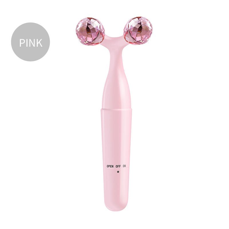 3D Electric Facial Slimming Device - V-Face Vibrating Roller Massager