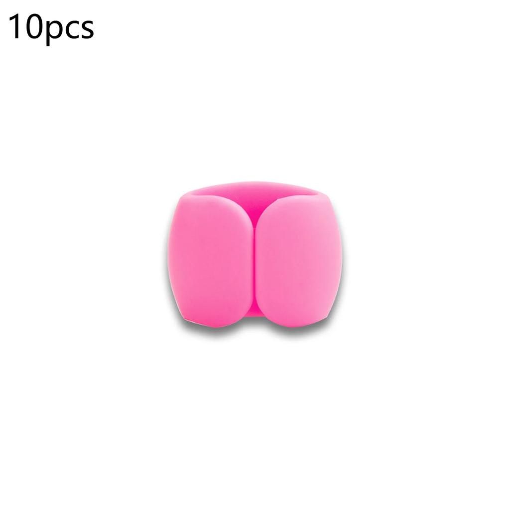 Cable Organizer Colorful Plastic Buckle Travel Wire Clip Compact Reusable Cable Winder Stylish Portable Charging Cord Management