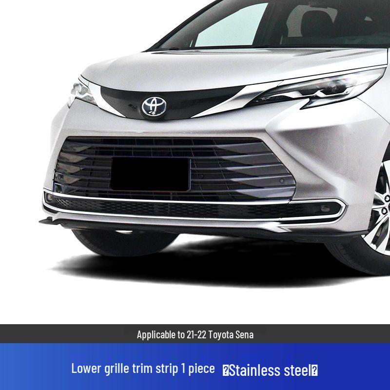 Toyota Sienna 23-24 Front Grille Trim Strips - Decorative Exterior Modification Parts